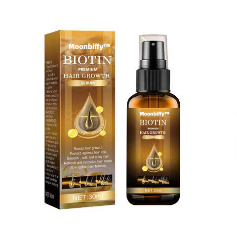 (🔥LAST DAY SALE-80% OFF) Moonbiffy™ Biotin Premium Hair Growth Serum