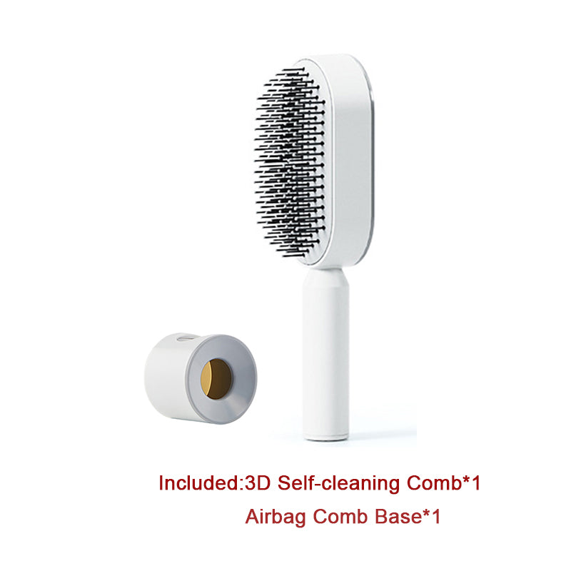 Anti-static Self-Cleaning Hairbrush