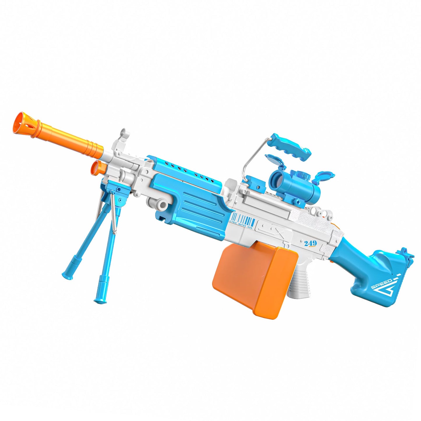 Youcheertoy Large Capacity M249 Electric Water Gun Automatic Water Soaker Toy 14+