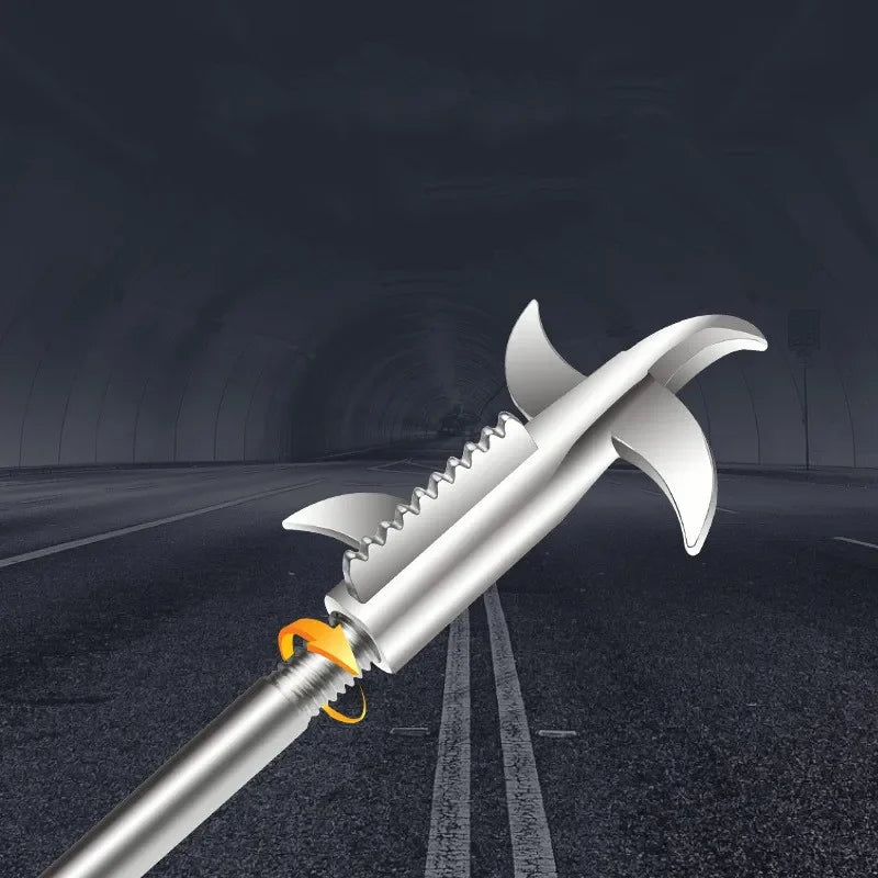 Car tire cleaning hook