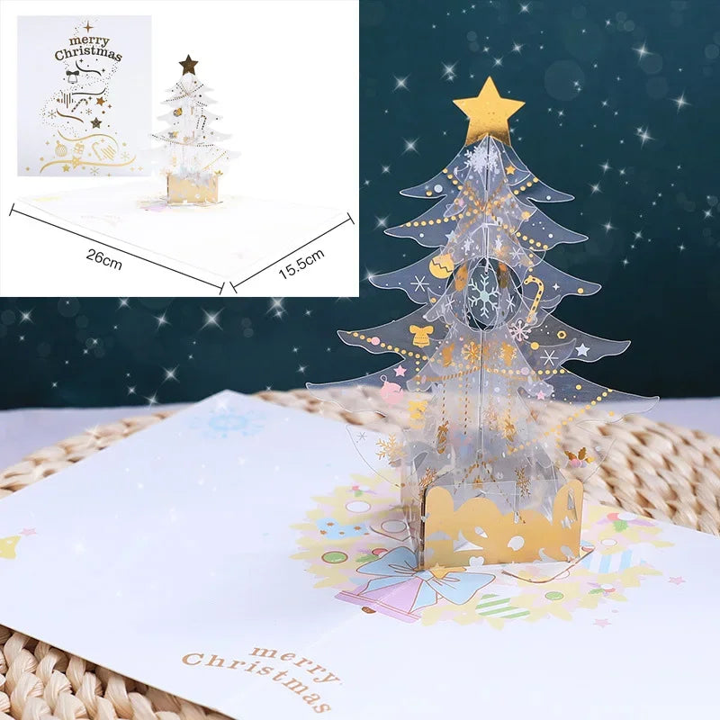 3D Pop-Up Christmas Cards - Festive Greetings with a Magical Twist