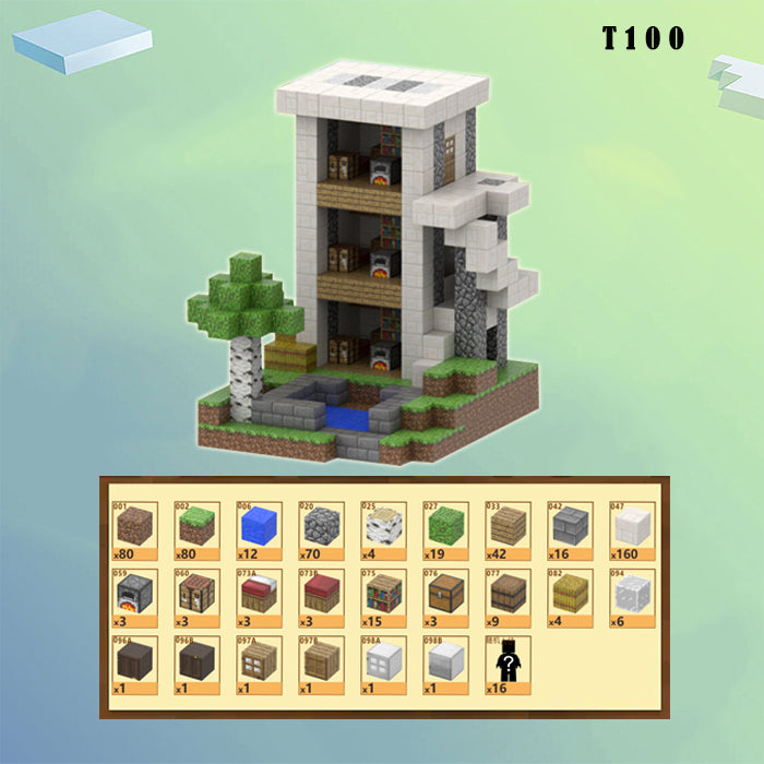 538PCS mine world builds model set Magnetic Building Blocks Toys