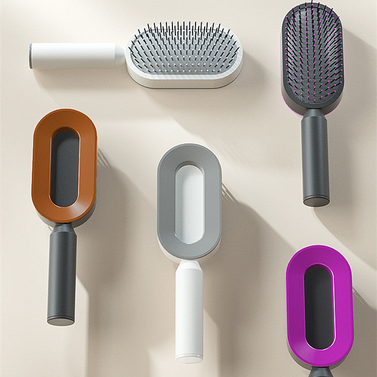Anti-static Self-Cleaning Hairbrush