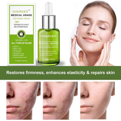 GOOPGEN™ Advanced Scar Repair Serum For All Types of Scars - Especially Acne Scars, Surgical Scars and Stretch Marks