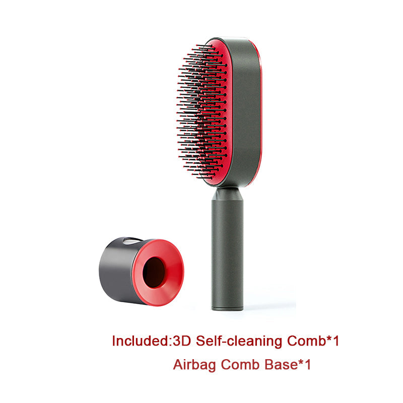 Anti-static Self-Cleaning Hairbrush