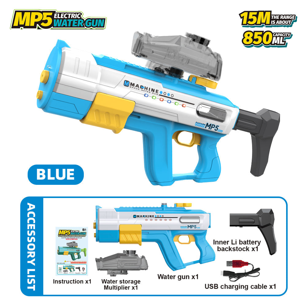 New Model MP5 Fully Automatic Electric Water Gun with Built-in Motor，14+
