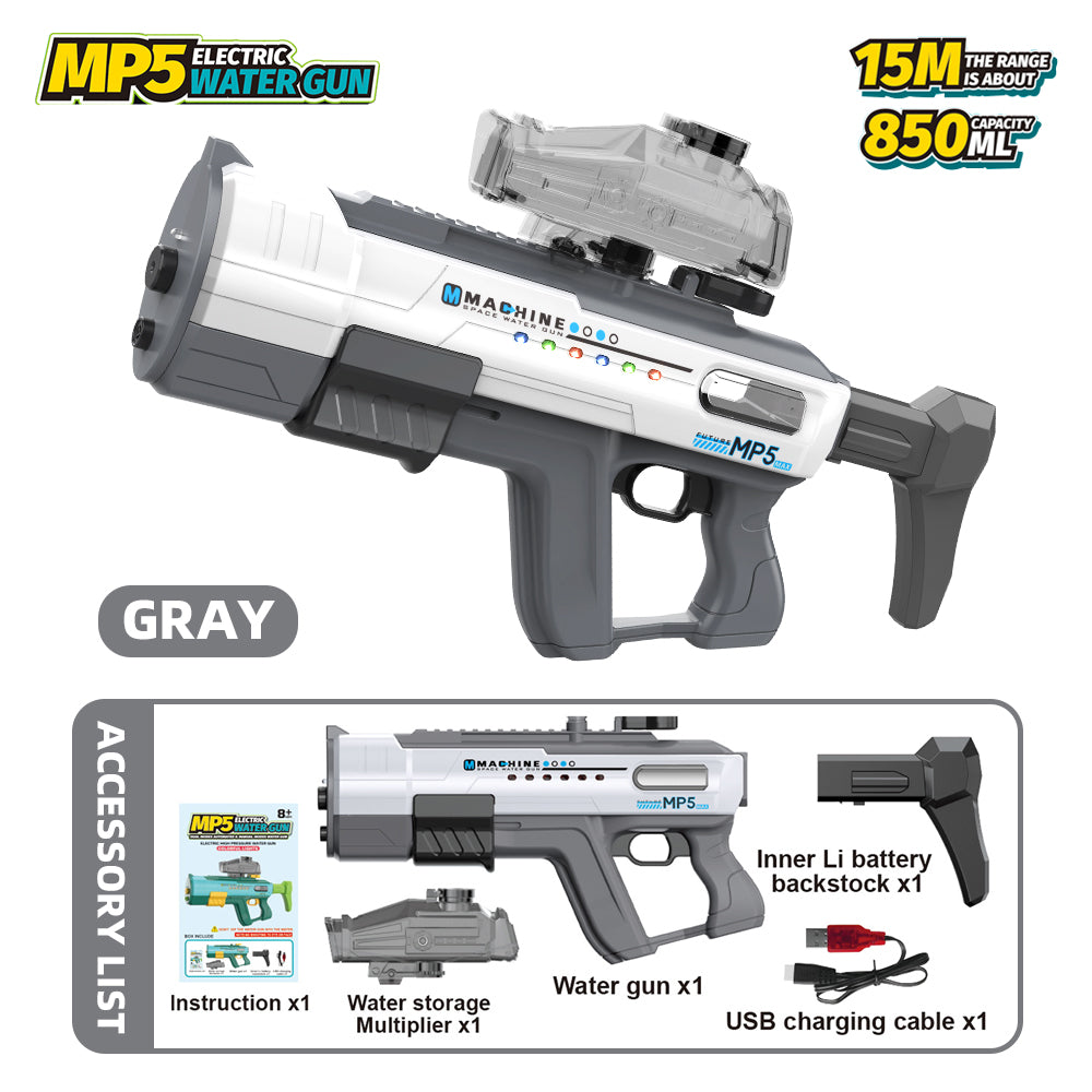 New Model MP5 Fully Automatic Electric Water Gun with Built-in Motor，14+