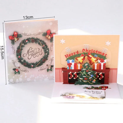 3D Pop-Up Christmas Cards - Festive Greetings with a Magical Twist