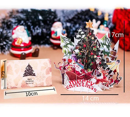 3D Pop-Up Christmas Cards - Festive Greetings with a Magical Twist