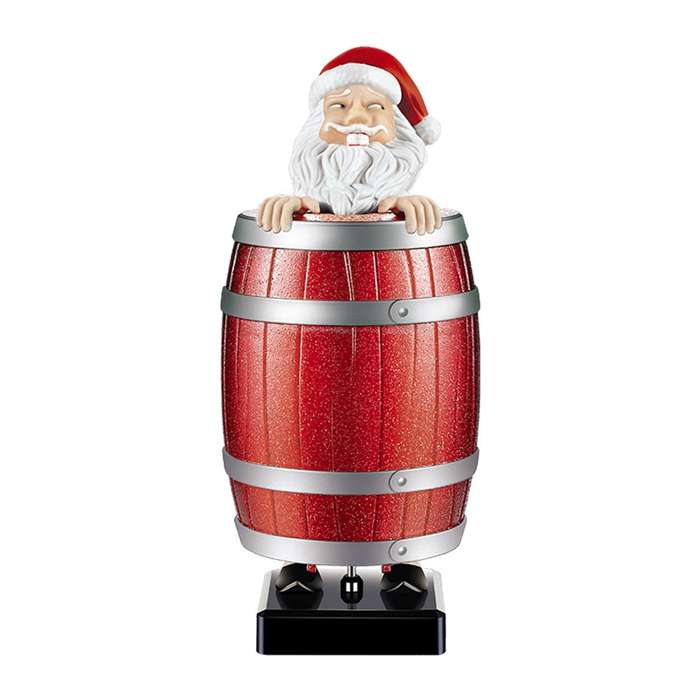 Funny Santa Barrel Box