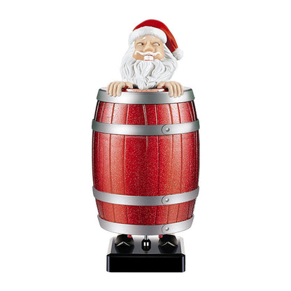 Funny Santa Barrel Box