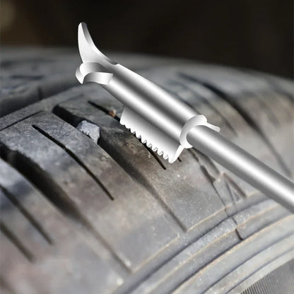 Car tire cleaning hook