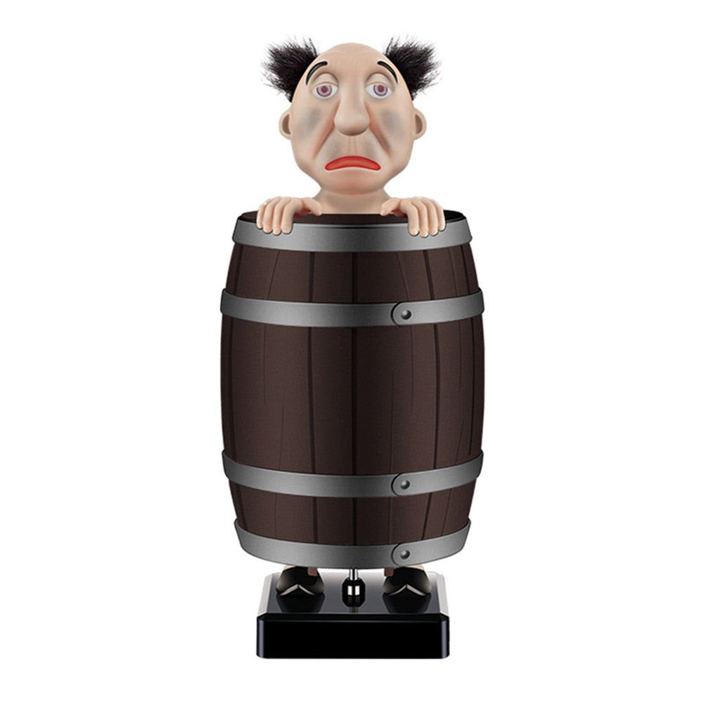 Funny Santa Barrel Box