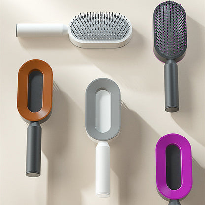 Anti-static Self-Cleaning Hairbrush