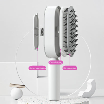 Anti-static Self-Cleaning Hairbrush