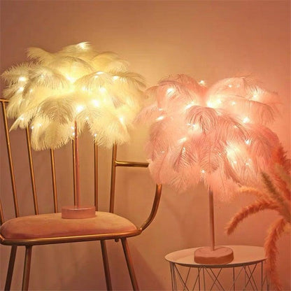 Novelty Feather Night Light - HOW DO I BUY THIS Large Pink